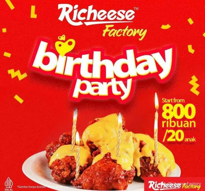 Birthday Party dari Richeese Factory 