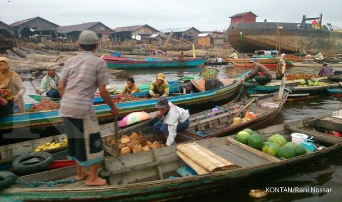 Pasar terapung jadi andalan pariwisata Banjarmasin