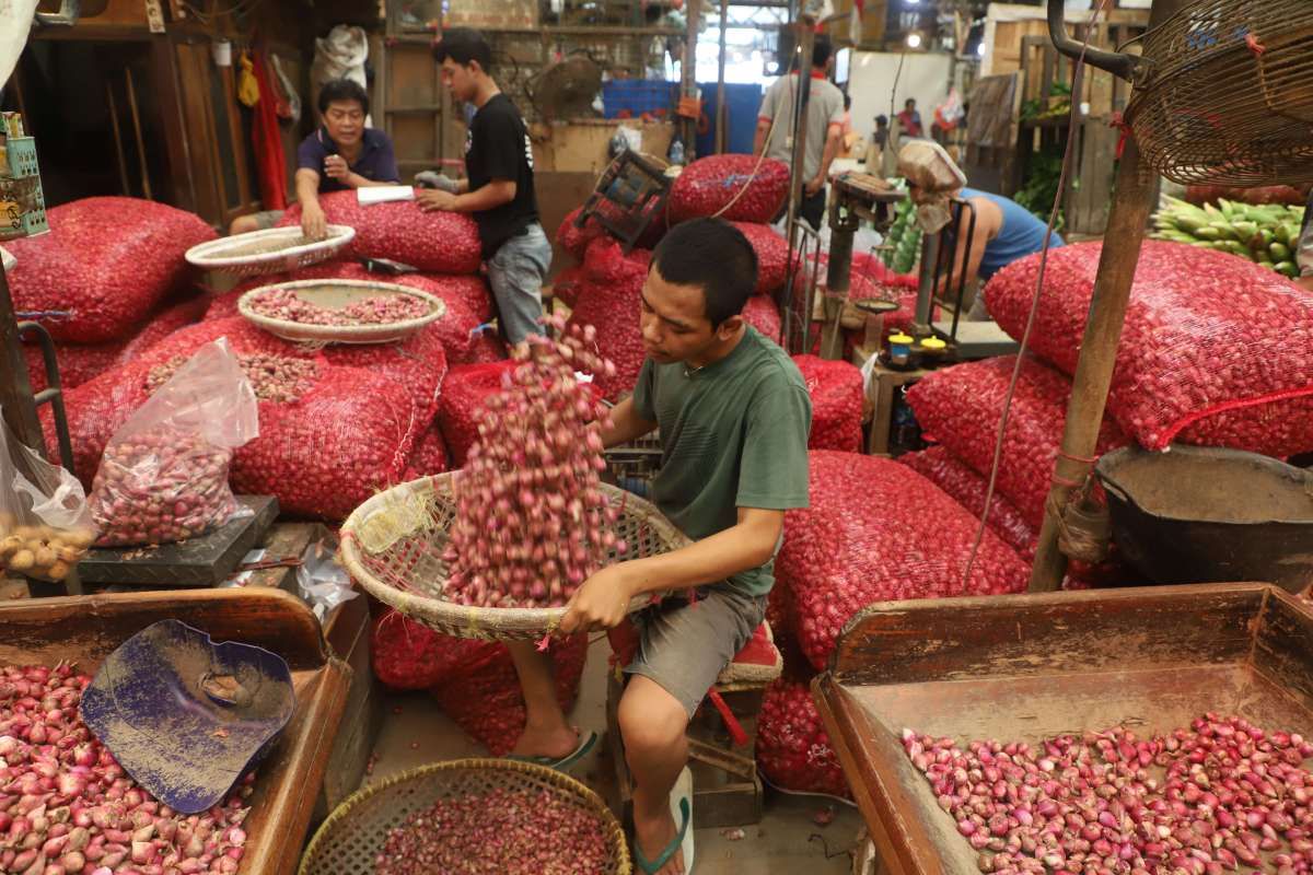 Kelebihan Pasokan, Harga Bawang Merah Melorot