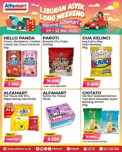 Promo Alfamart Long Weekend 9-12 Mei 2025