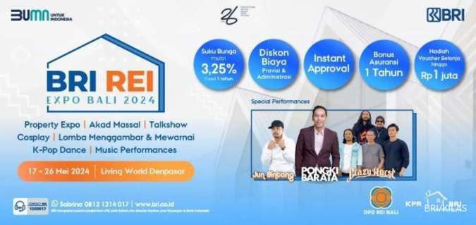 BRI REI Expo Bali 2024 Hadirkan Beragam Promo dan Diskon Properti kepada Nasabah