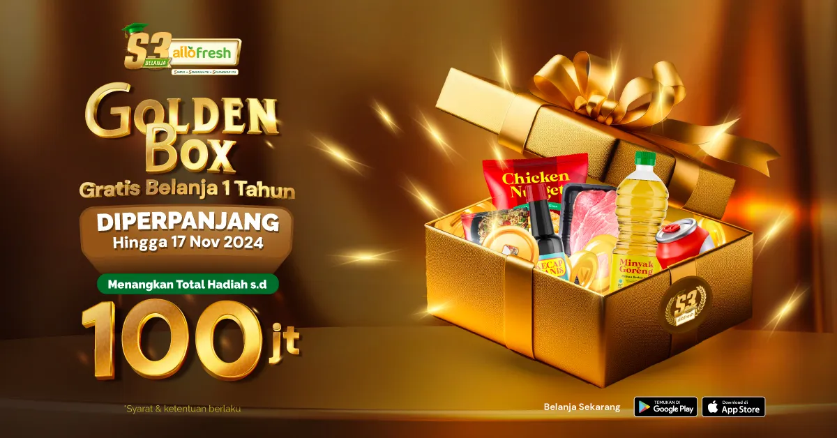 Voucher Belanja Rp 100 Juta Menanti Mama Indonesia di Program Golden Box AlloFresh