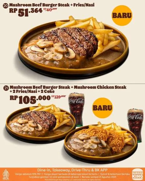 Promo Burger King Kupon Juli Steak