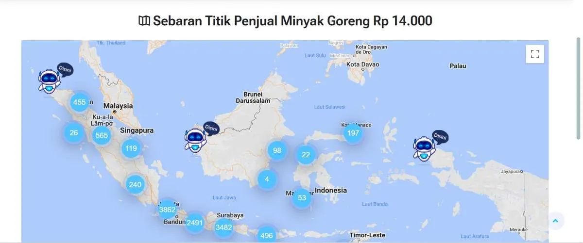 Buka Minyak-goreng.id untuk Cek Penjual Minyak Goreng Murah Rp 14 Ribu 