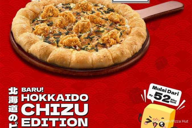 Promo Pizza Hut, Menu Baru Hokkaido Chizu Edition Gratis Kipas Hochichan