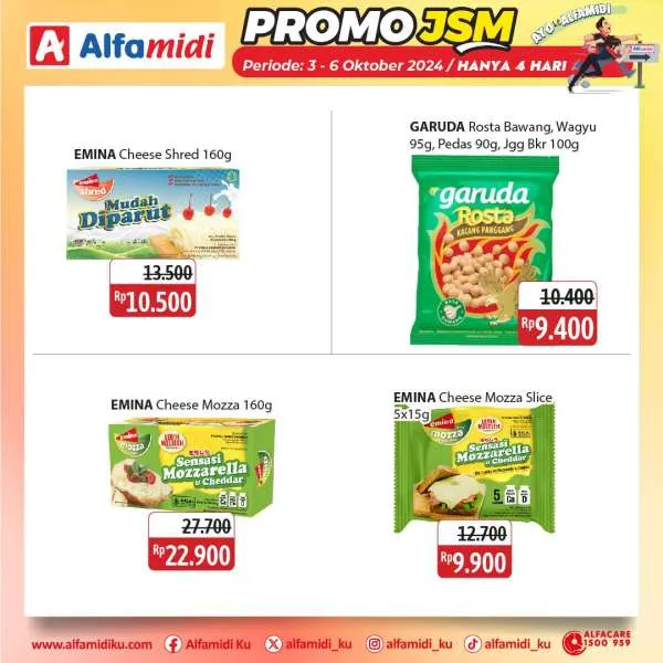 Promo JSM Alfamidi Hanya 4 Hari Periode 3-6 Oktober 2024