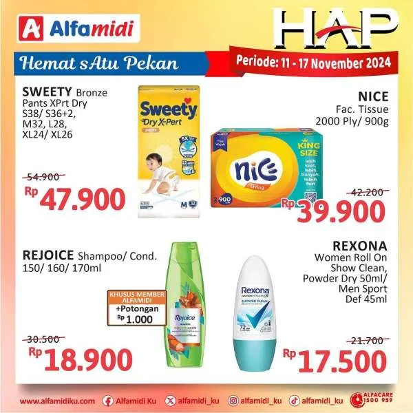 Promo Alfamidi Hemat Satu Pekan Periode 11-17 November 2024