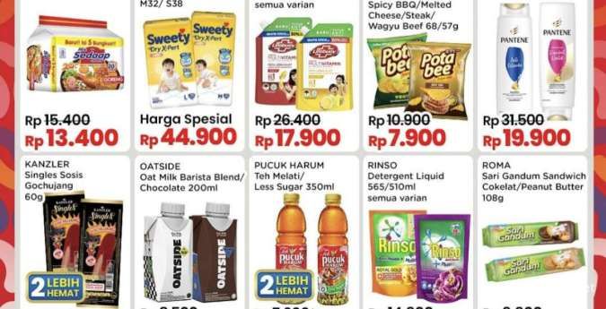 Promo Indomaret Paling Murah dan Hemat Minggu Ini, Mie Sedaap & Sweety Harga Spesial