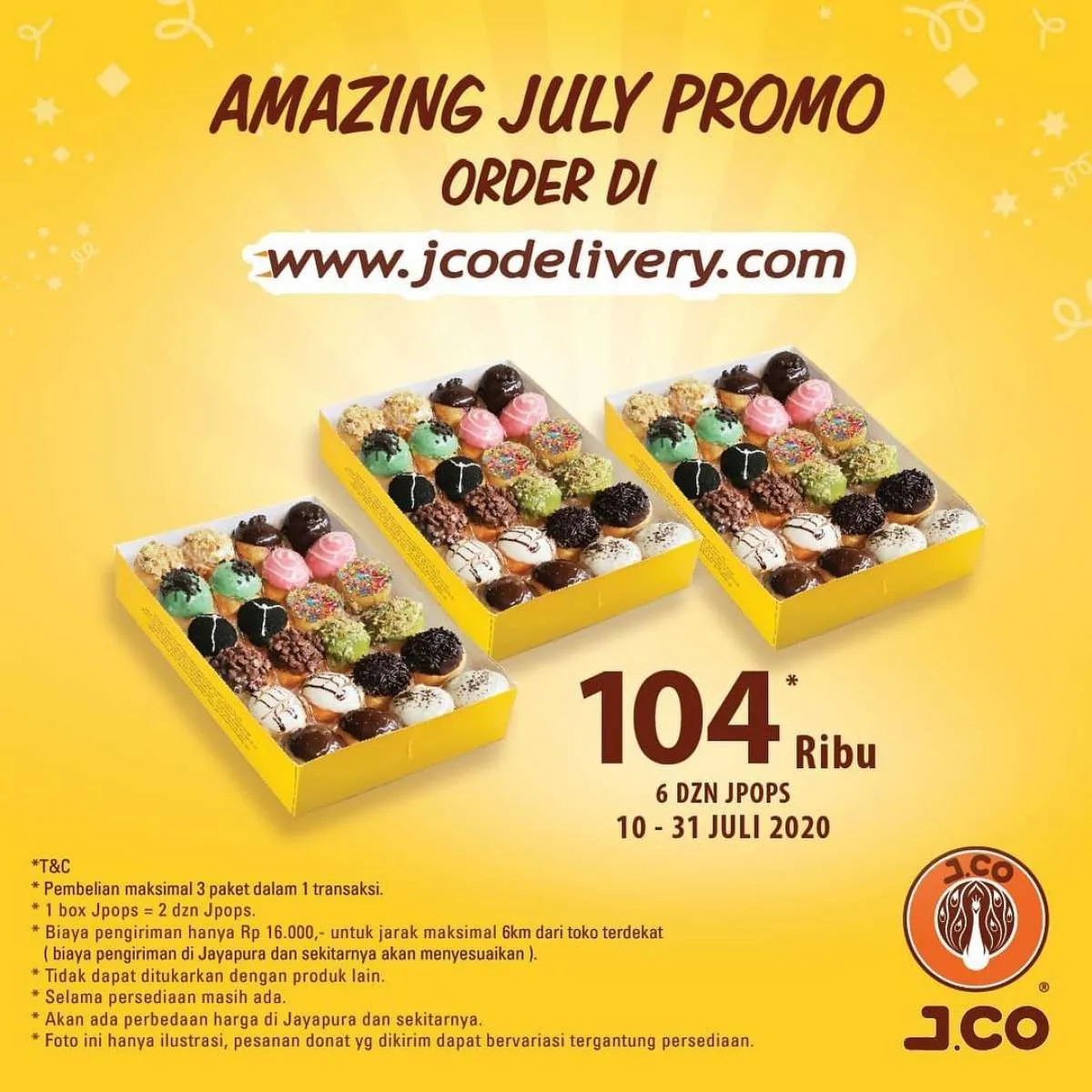 Masih berlaku! Promo J.CO periode 10-31 Juli