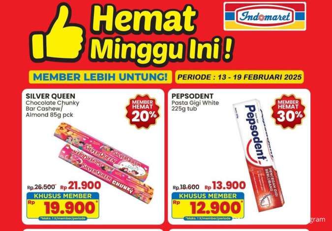 Promo Indomaret Weekend 14-16 Februari 2025, SilverQueen Hemat 20% di Hari Valentine