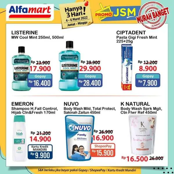 Promo JSM Alfamart Periode 4-6 Maret 2022