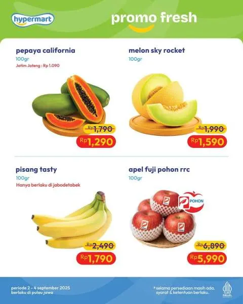 Promo Hypermart Hyper Diskon Weekday Periode 2-4 September 2025