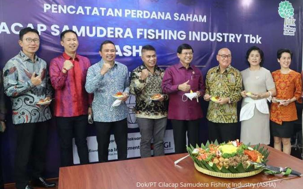  Permintaan Tinggi, Debut PT Cilacap Samudera Fishing Industry (ASHA) di BEI Naik 35% 