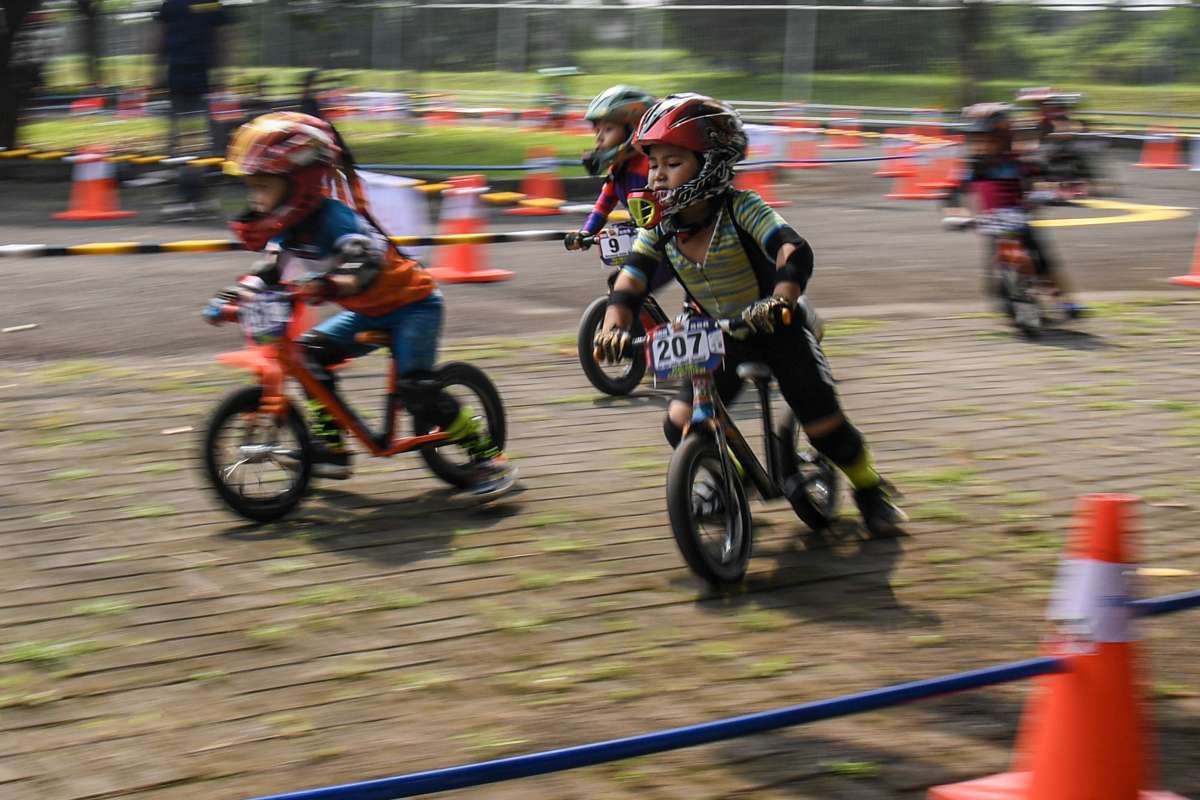 Journalist MTB Gelar Kompetisi Sepeda Pushbike