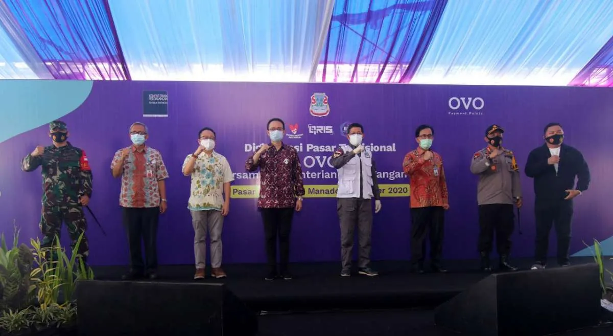 OVO bidik transaksi digital di pasar tradisional Bersehati, Manado