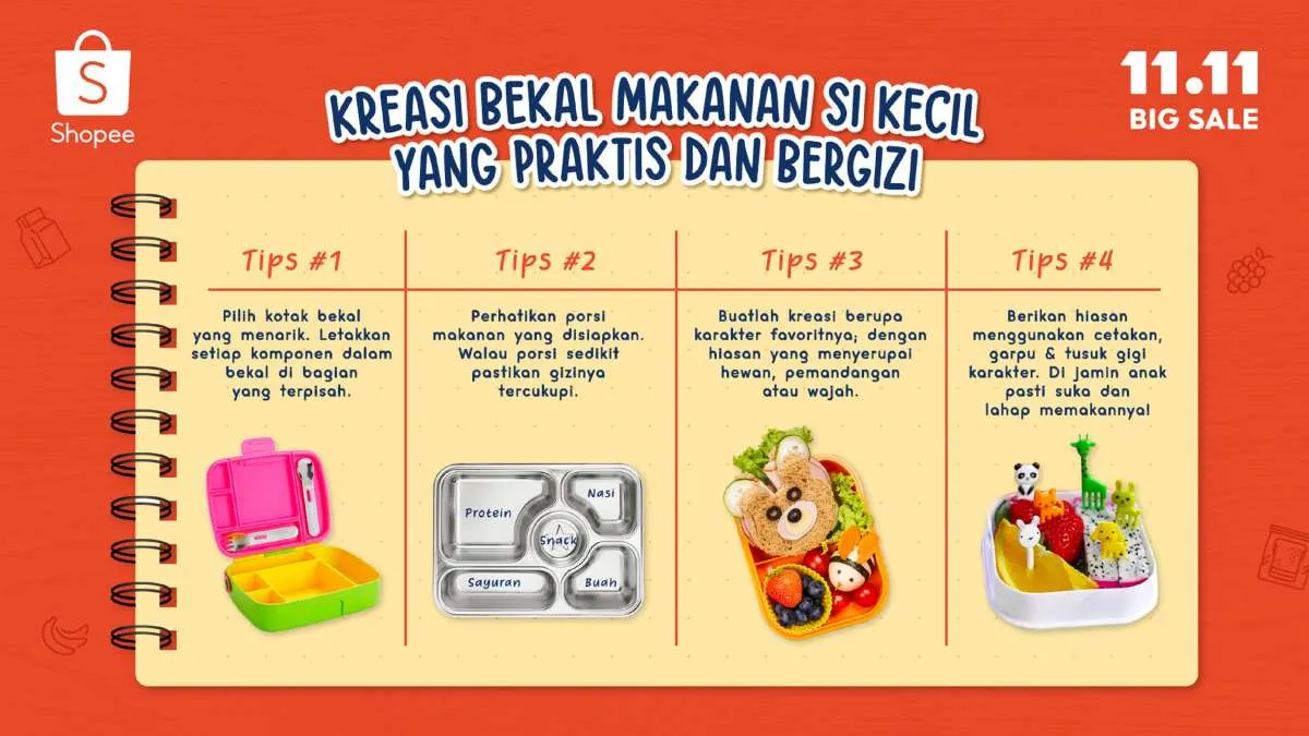 Tips Kreasi Makanan Praktis ala Shopee