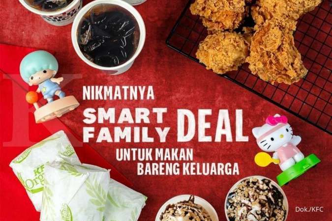 Promo KFC 23-24 Oktober 2021, Smart Family Deals Rp 107.000