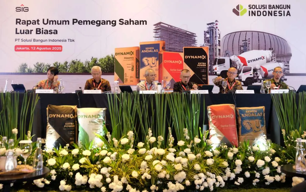 Gelar RUPSLB, Solusi Bangun Indonesia (SMCB) Rombak Susunan Direksi dan Komisaris