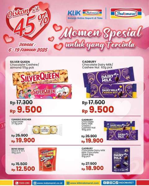 Promo Indomaret Valentines Day 6-19 Februari 2025