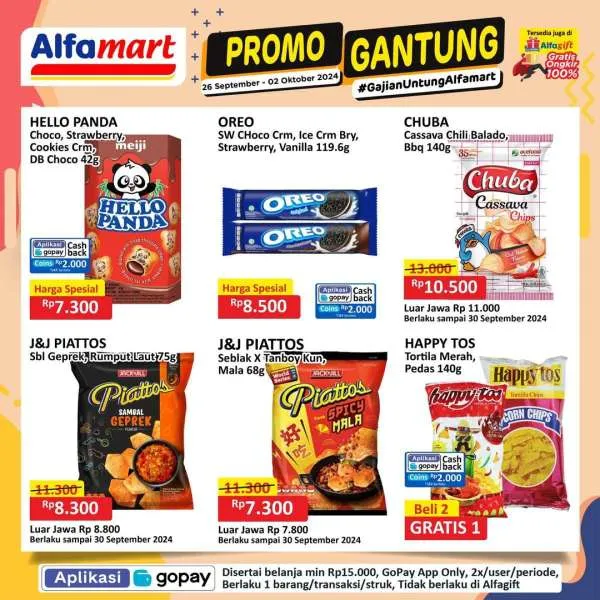 Promo Alfamart Gantung Periode 26 September-2 Oktober 2024