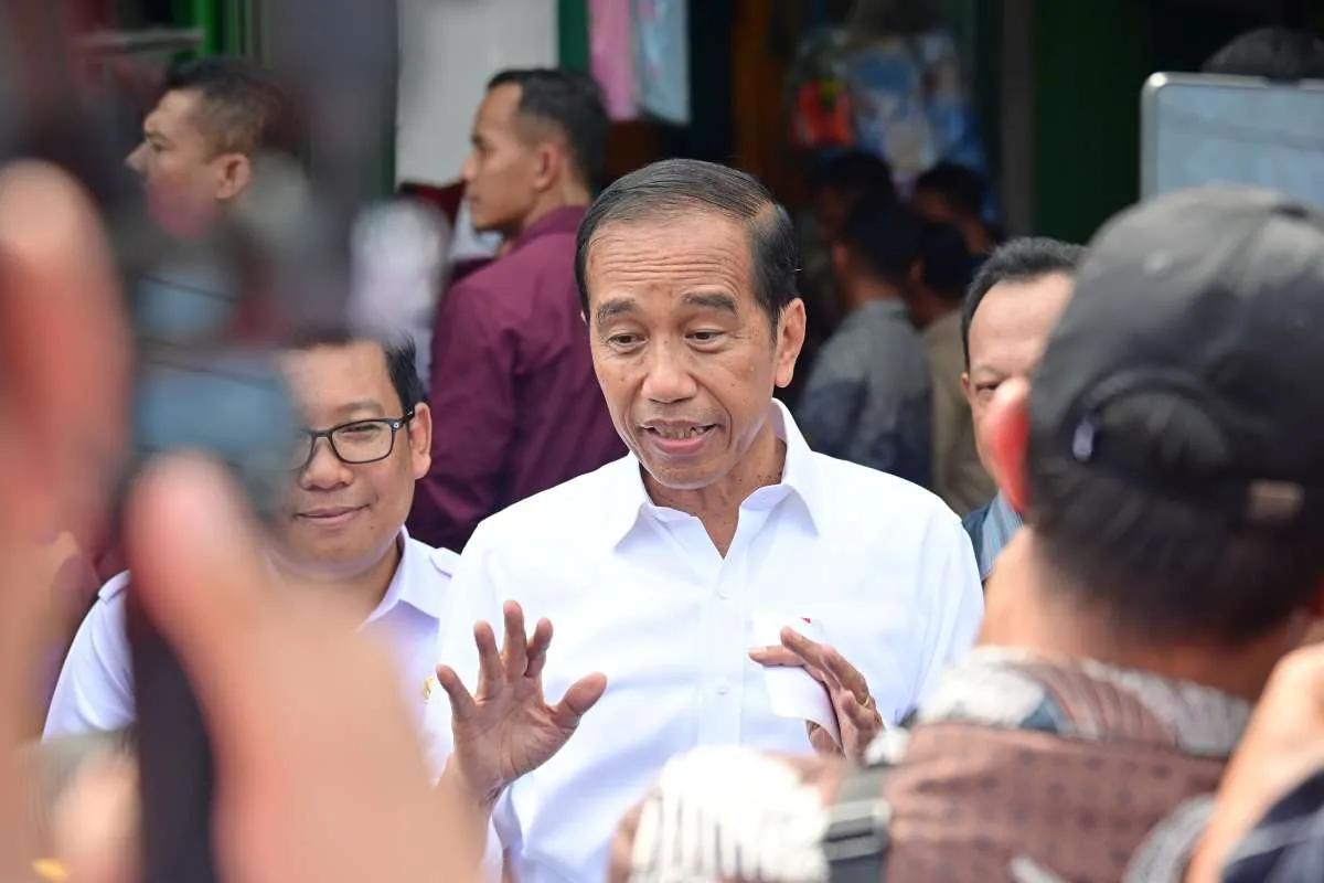 Jokowi Resmikan Revitalisasi Pasar Godean Sleman Senilai Rp 89 Miliar
