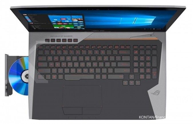 Asus perbaharui notebook gaming ke Intel 7