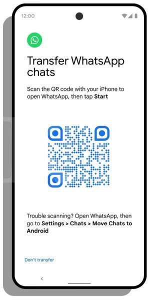 Transfer chat history WhatsApp dari iPhone ke Android