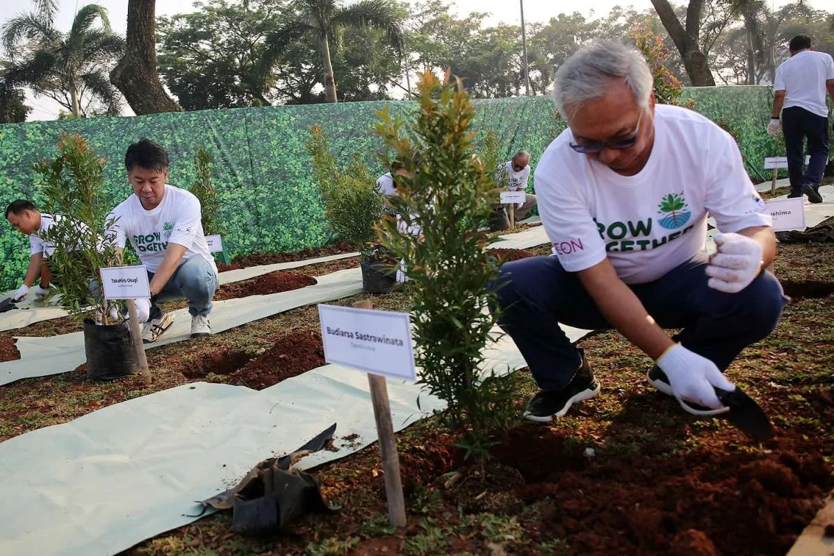 Kolaborasi AEON & Mal Ciputra Tangerang Tanam Pohon Tandai Kehadiran AEON Mall 