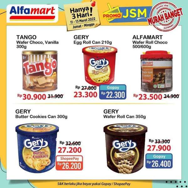 Promo JSM Alfamart Terbaru 11-13 Maret 2022