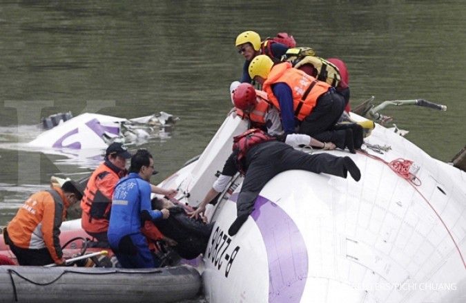 Korban pesawat TransAsia jadi 31 orang 