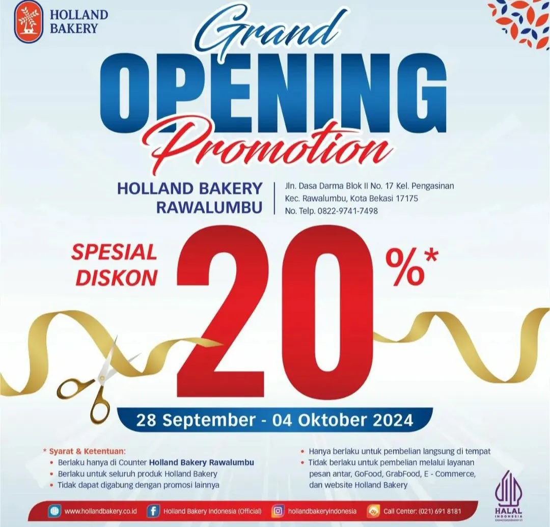 Promo Holland Bakery