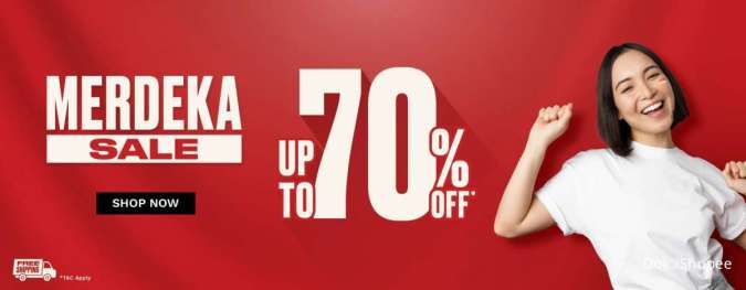 Promo The Body Shop Merdeka Sale, Aneka Produk Skincare dan Body Care Diskon s/d 70%!