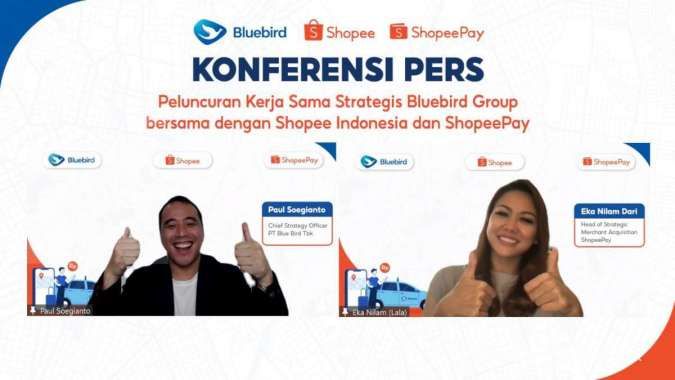 Berangkat Aman, Belanja Nyaman dengan Bluebird Group, Shopee Indonesia, dan ShopeePay