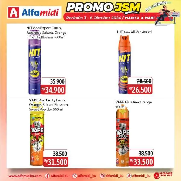 Promo JSM Alfamidi Hanya 4 Hari Periode 3-6 Oktober 2024