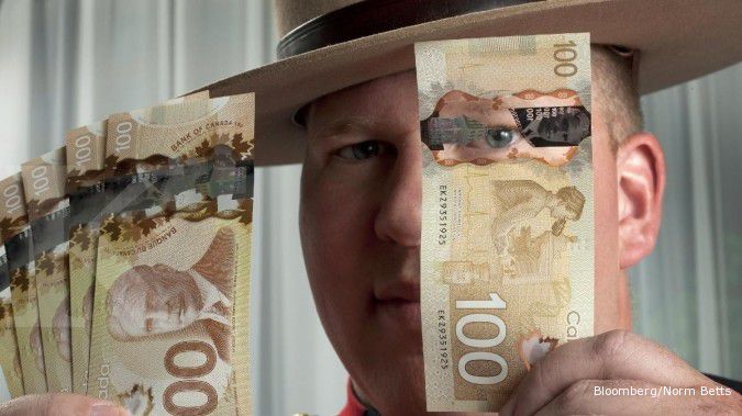 Data ekonomi menekan kurs dollar Kanada