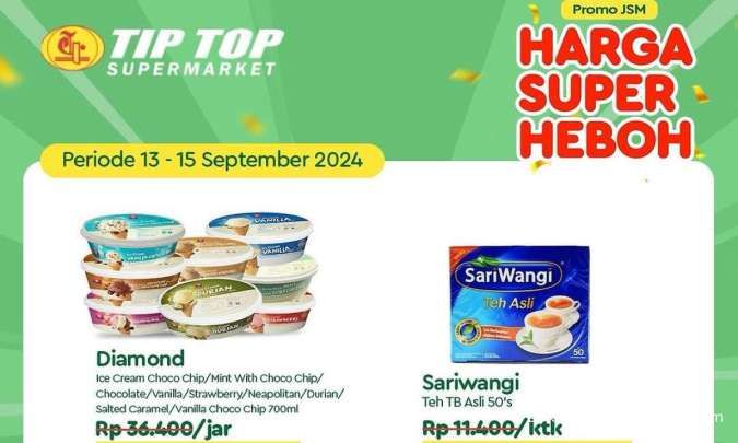 Promo Es Krim di JSM Tip Top-Alfamart dan Superindo Terbaru, Ada Promo Cornetto