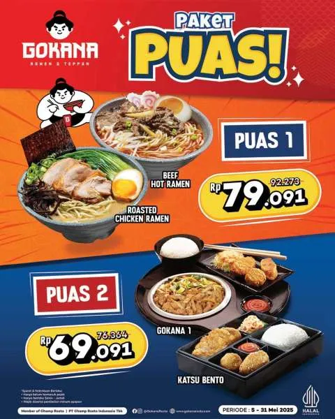 Promo Gokana Paket Puas Hemat