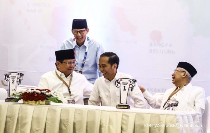 Kubu Jokowi dan Prabowo berbeda pendapat soal waktu debat kelima Capres-Cawapres