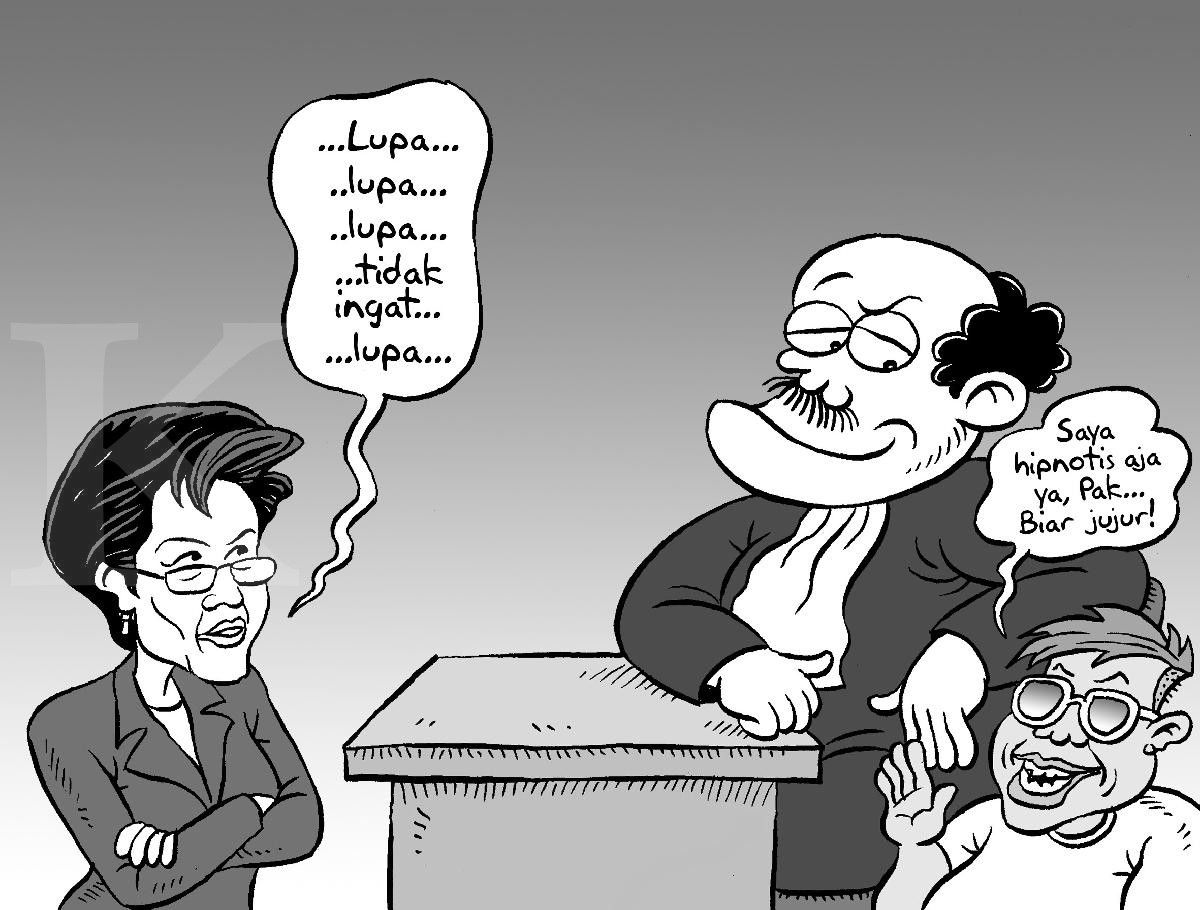 Miranda Ketularan Penyakit Lupa