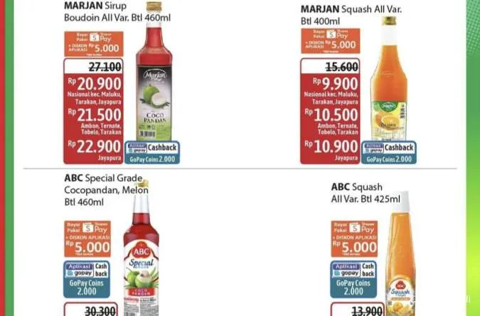 Katalog Promo JSM Alfamidi Periode 23-25 Januari 2026, Diskon Sirup ABC-Marjan
