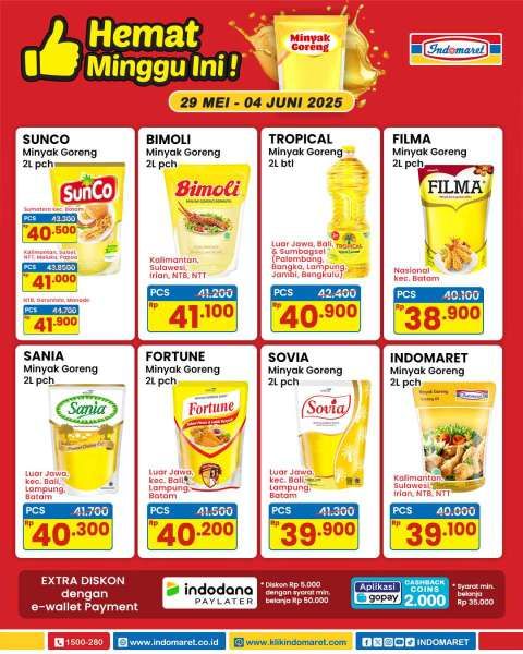 Promo Minyak Goreng di Indomaret 29 Mei-4 Juni 2025