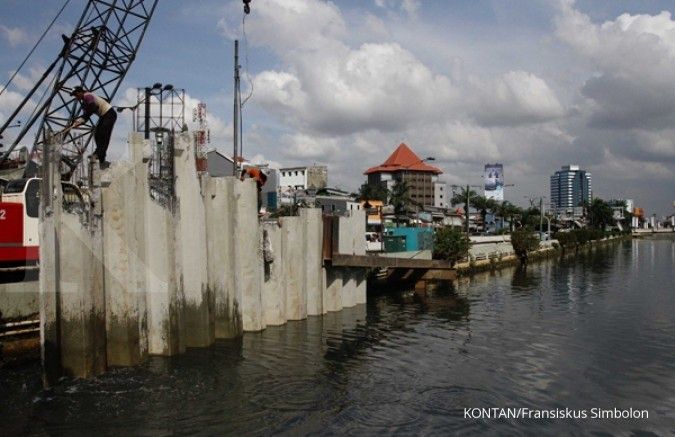 Pembangunan Tanggul Raksasa Jakarta kembali molor