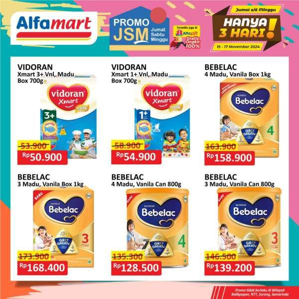 Promo JSM Alfamart Weekend 15-17 November 2024