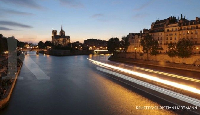 Sungai Seine di Paris meluap, 1.500 penduduk dievakuasi