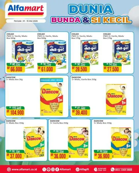Promo Alfamart Dunia Bunda & Si Kecil Periode 1-15 Mei 2025