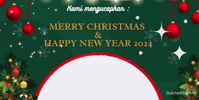 65 Twibbon Natal dan Tahun Baru 2024 Keren untuk Diunggah di Sosmed, Yuk Ramaikan!