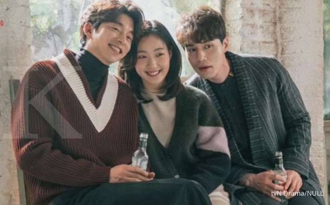 Gong Yoo, Kim Go Eun, dan Lee Dong Wook di drama Korea Goblin.