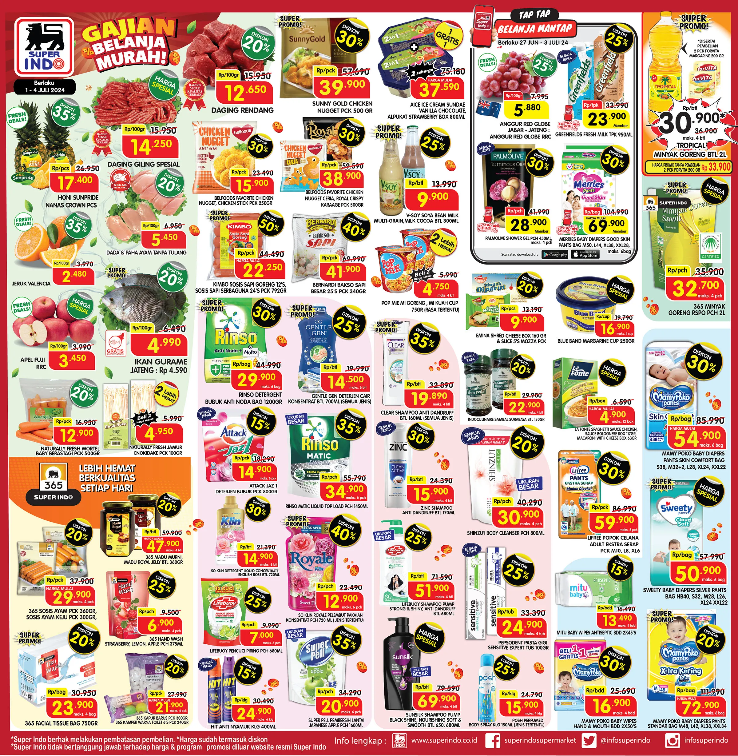 Promo Superindo Weekday 1-4 Juli 2024