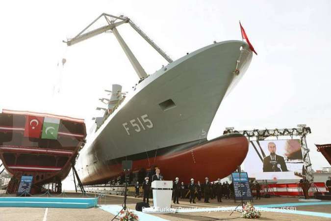 Turki luncurkan kapal TCG Istanbul, kapal fregat pertama dari I-Class