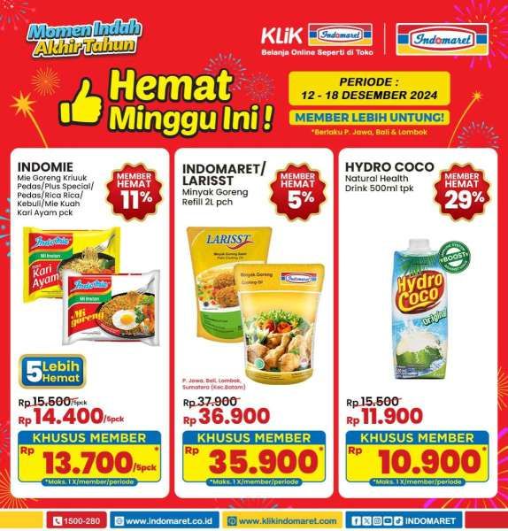 Promo Indomaret 12-18 Desember 2024 Hemat Minggu Ini